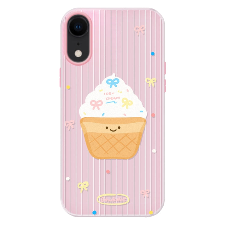 For iPhone XR Skin Feeling Jelly TPU Hybrid PC Phone Case