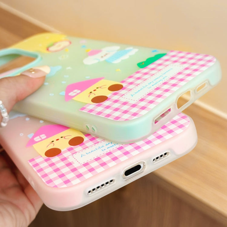 For iPhone 11 Pro Max Skin Feeling Jelly TPU Hybrid PC Phone Case