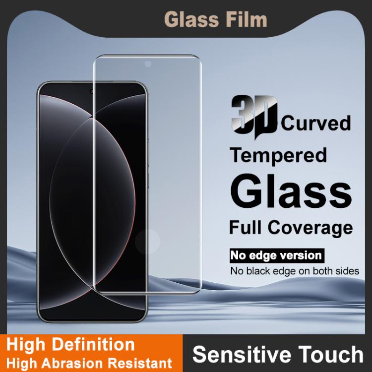 For Xiaomi 15 Ultra imak No Edge Version 3D Curved Full Screen Tempered Glass Film