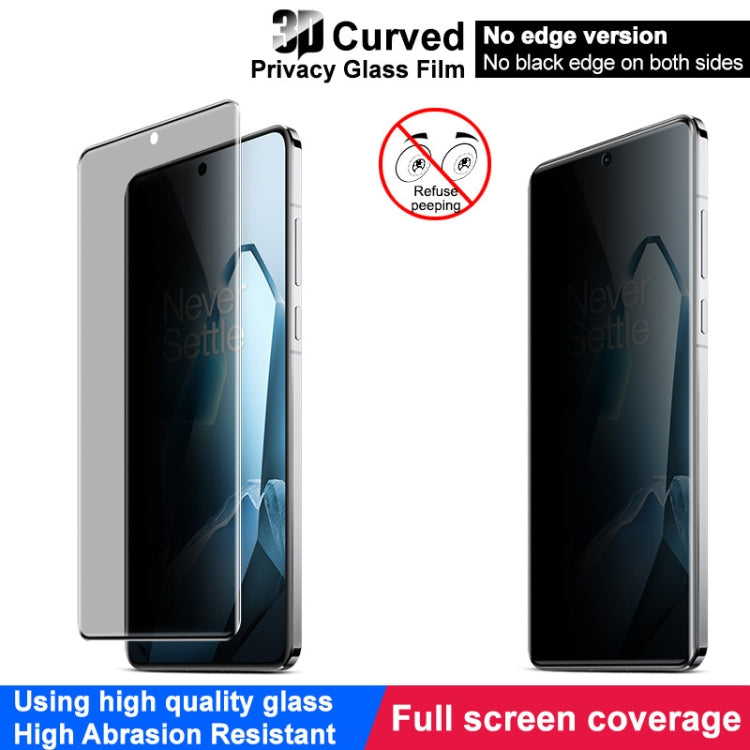 For OnePlus 13 imak No Edge Version 3D Curved Privacy Full Screen Tempered Glass Film