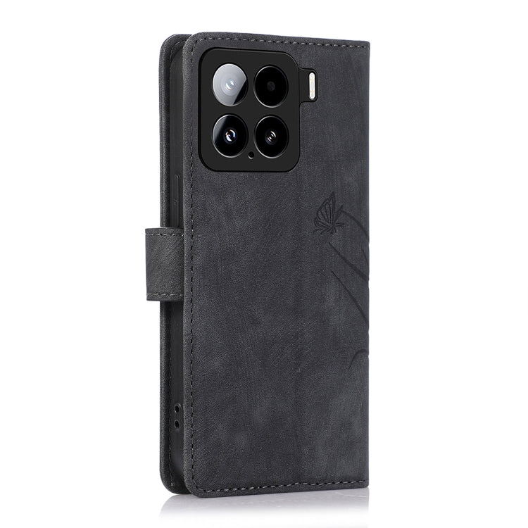 For Xiaomi 15 Orchid Butterfly Embossed Leather Phone Case