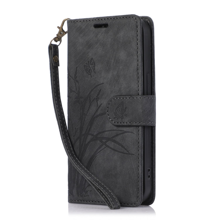 For Xiaomi 15 Pro Orchid Butterfly Embossed Leather Phone Case