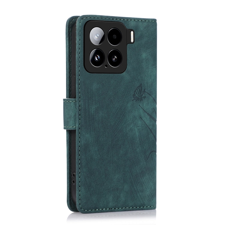 For Xiaomi 15 Pro Orchid Butterfly Embossed Leather Phone Case