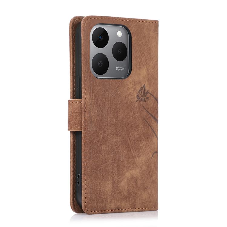 For Xiaomi 15T 5G Orchid Butterfly Embossed Leather Phone Case