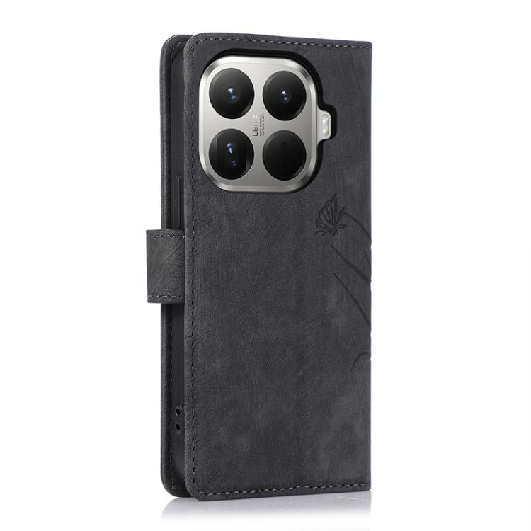 For Xiaomi 15T Pro 5G Orchid Butterfly Embossed Leather Phone Case
