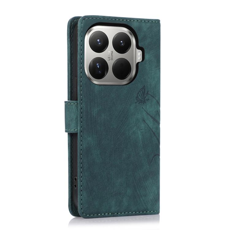 For Xiaomi 15T Pro 5G Orchid Butterfly Embossed Leather Phone Case