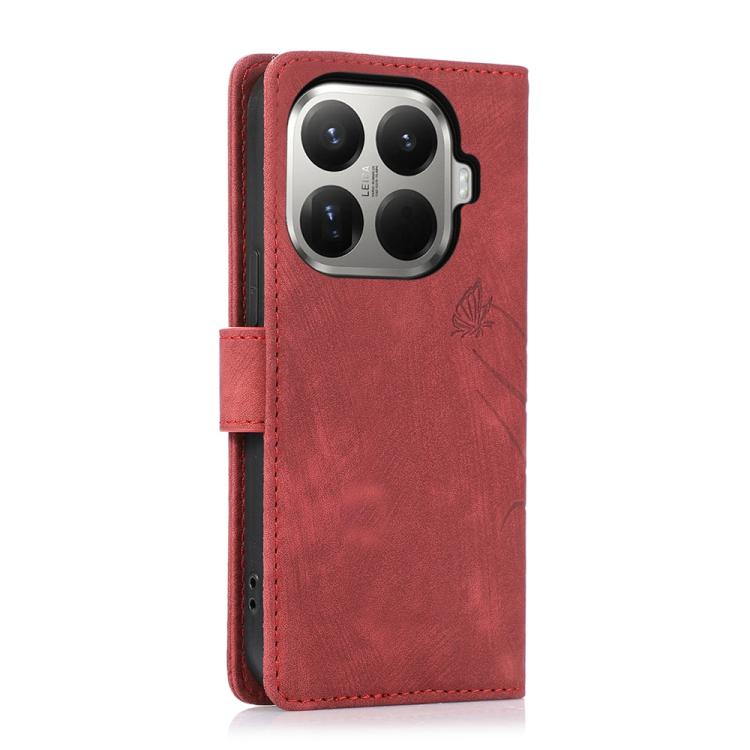 For Xiaomi 15T Pro 5G Orchid Butterfly Embossed Leather Phone Case