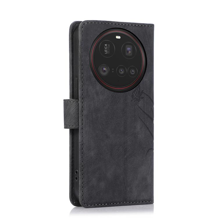 For Xiaomi 15 Ultra Orchid Butterfly Embossed Leather Phone Case