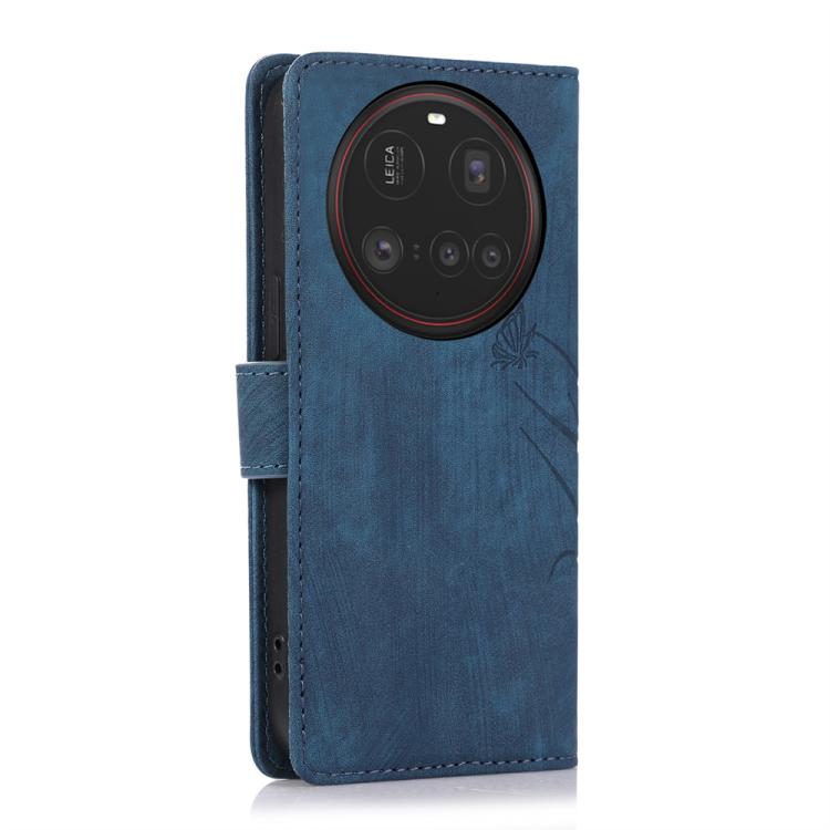 For Xiaomi 15 Ultra Orchid Butterfly Embossed Leather Phone Case