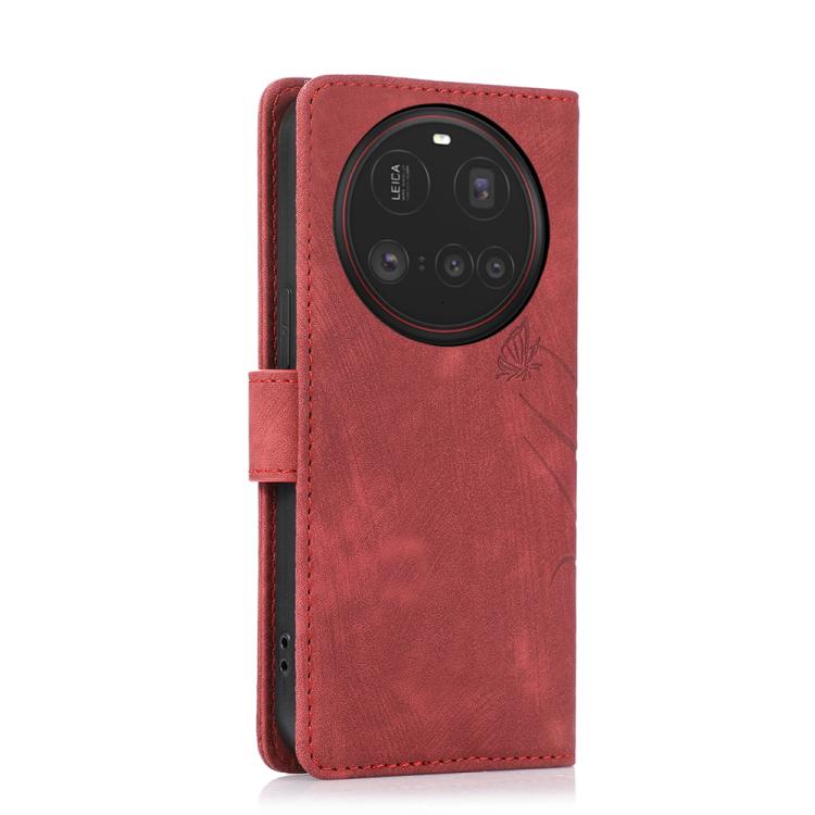 For Xiaomi 15 Ultra Orchid Butterfly Embossed Leather Phone Case