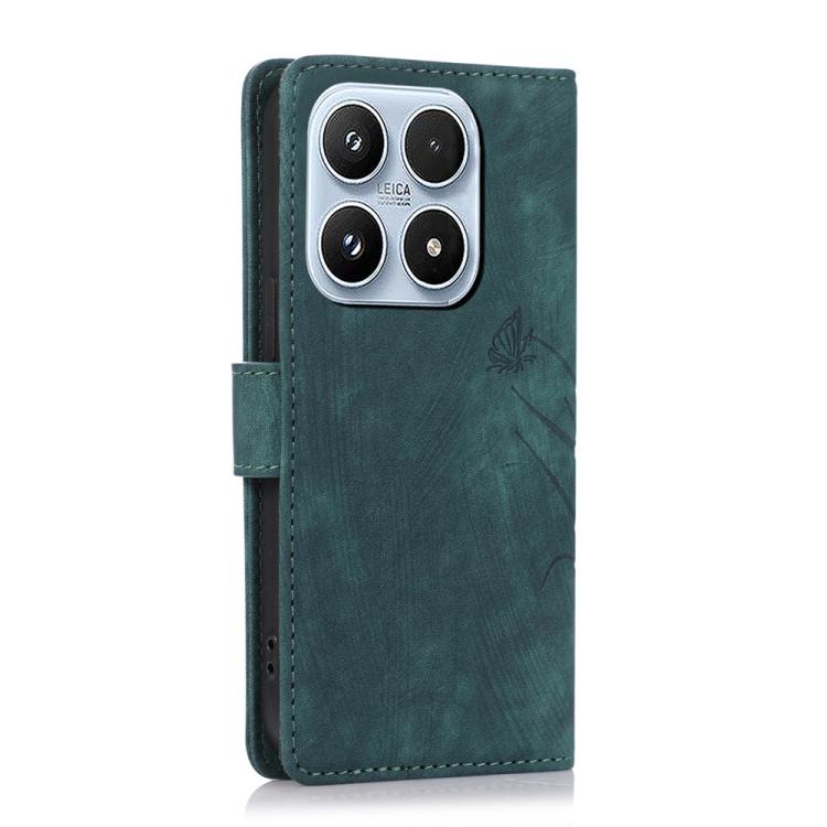 For Xiaomi 17 Orchid Butterfly Embossed Leather Phone Case