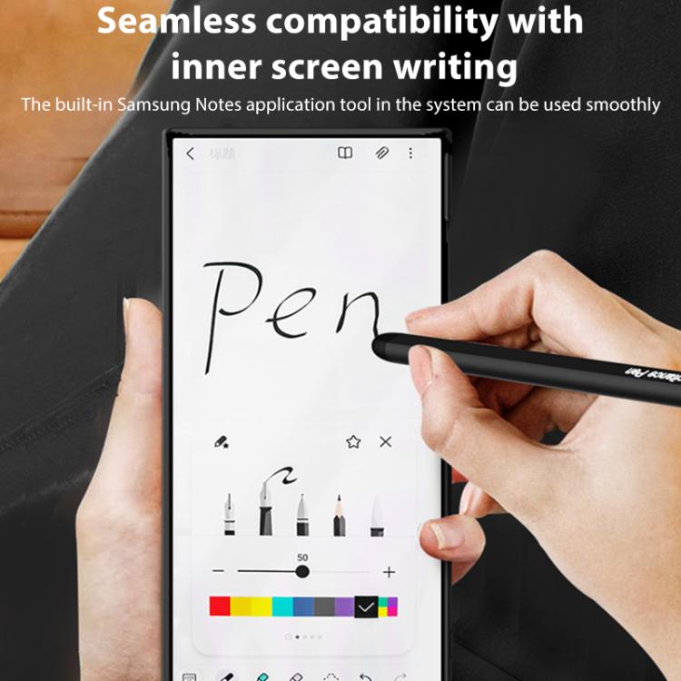 For Samsung Galaxy S26 Ultra 5G GKK Ultra-thin Holder Phone Case with Pen Slots & Stylus Pen