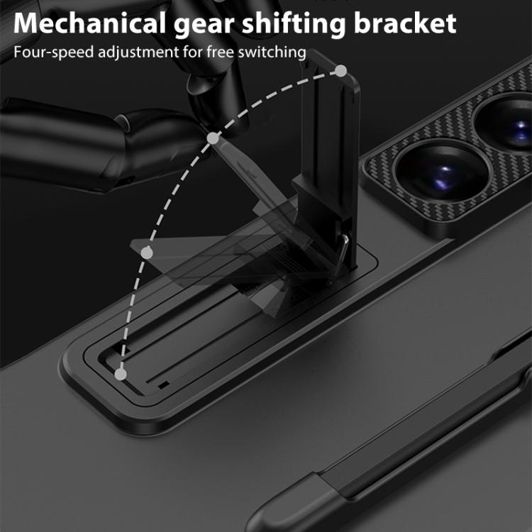 For Samsung Galaxy S26 Ultra 5G GKK Ultra-thin Holder Phone Case with Pen Slots & Stylus Pen