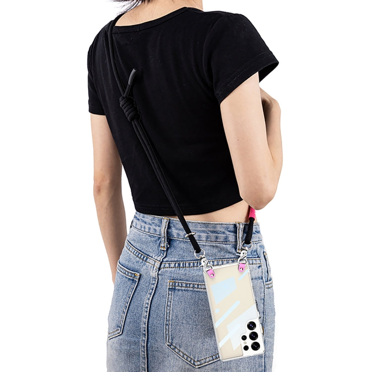 For Samsung Galaxy S25 Ultra 5G GKK Space Series Full Coverage Phone Case with Crossbody Rope