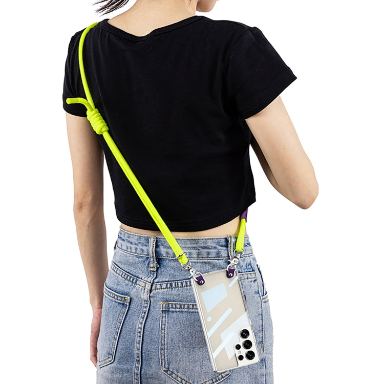 For Samsung Galaxy S25 Ultra 5G GKK Space Series Full Coverage Phone Case with Crossbody Rope