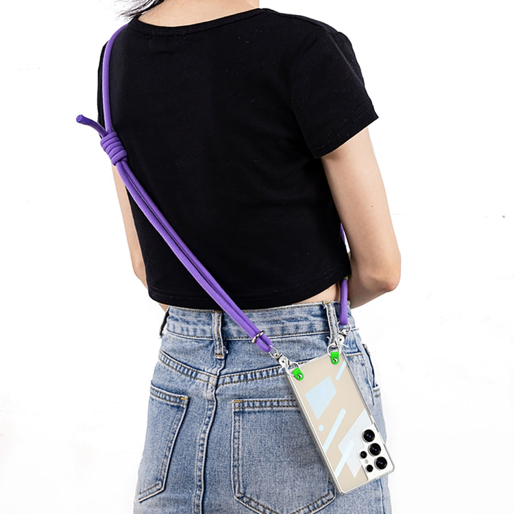 For Samsung Galaxy S25 Ultra 5G GKK Space Series Full Coverage Phone Case with Crossbody Rope