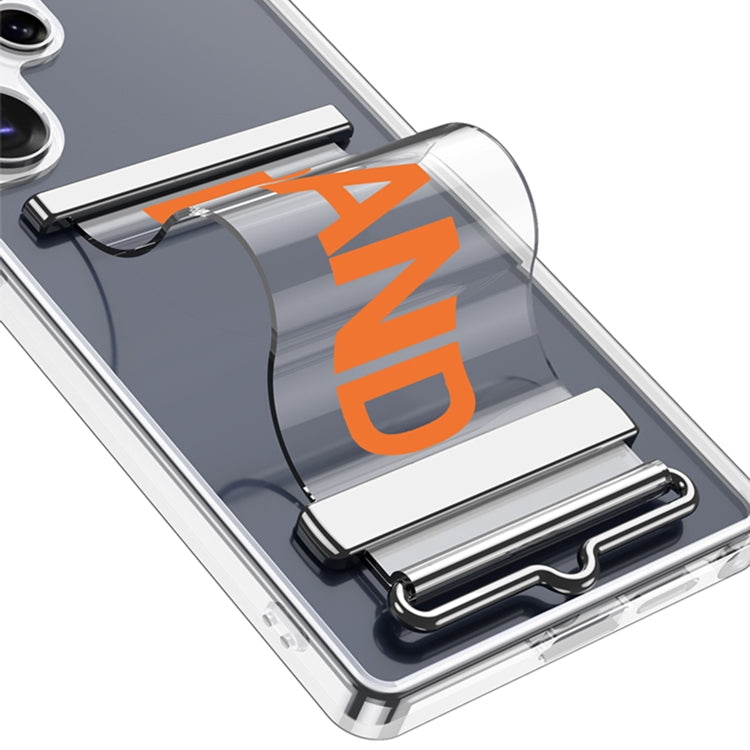 For Samsung Galaxy S25 Ultra 5G GKK Space Series Clear Wristband Holder Phone Case