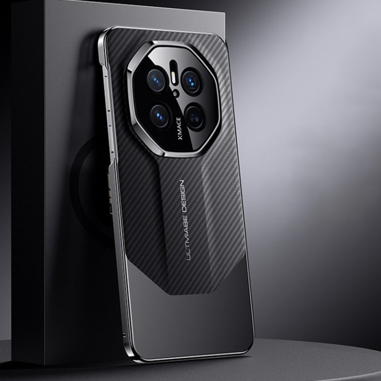 For Huawei Mate 70 Platinum Carbon Fiber Imitation Ultimate Design Phone Case