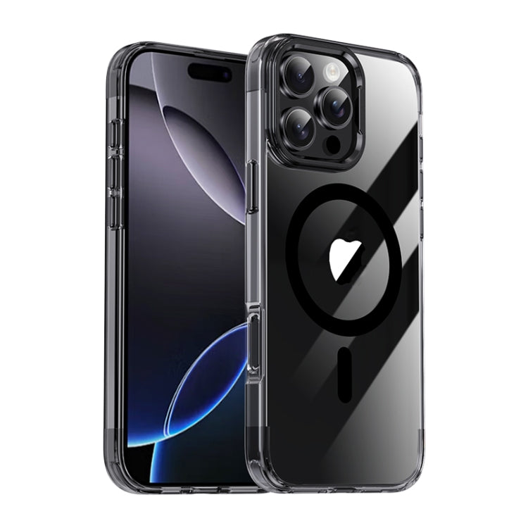 For iPhone 16 Pro Max Jazz 3 in 1 Magnetic MagSafe Crystal Phone Case