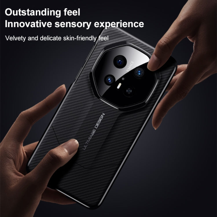 For Huawei Pura 70 Ultra Premium Carbon Fiber Imitation Ultimate Design Phone Case