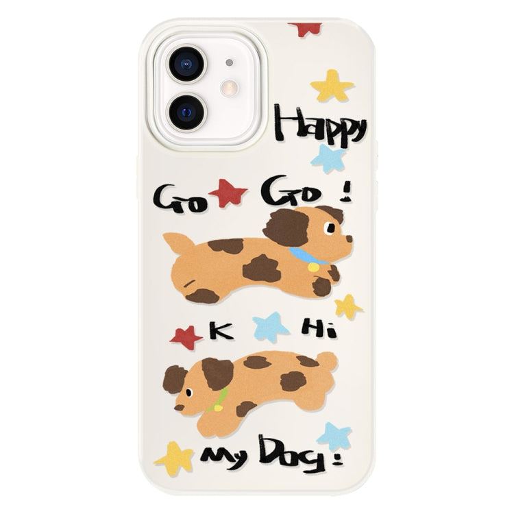 For iPhone 12 Skin Feeling Jelly TPU Hybrid PC Phone Case
