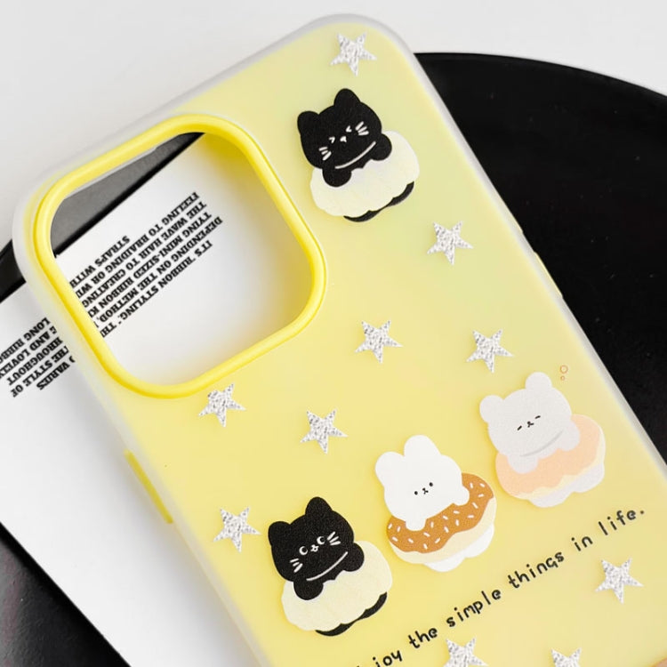 For iPhone 16 Plus Skin Feeling Jelly TPU Hybrid PC Phone Case