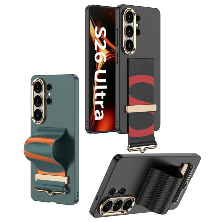For Samsung Galaxy S26 Ultra 5G GKK Ultra-thin Wristband Holder Phone Case