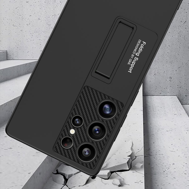 For Samsung Galaxy S25 Ultra 5G GKK Ultra-thin Shockproof Phone Case with Holder / Pen