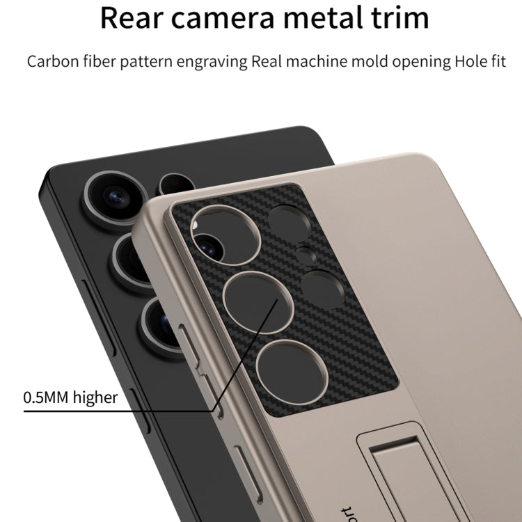 For Samsung Galaxy S25 Ultra 5G GKK Ultra-thin Shockproof Phone Case with Holder / Pen