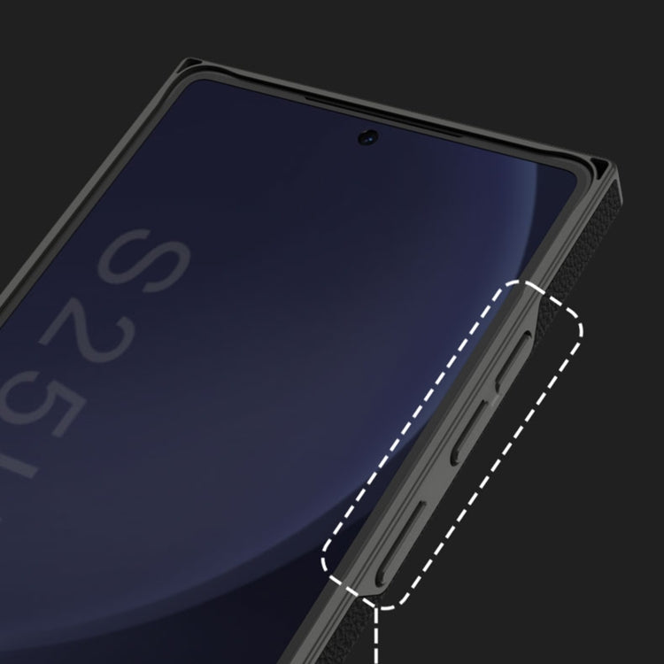 For Samsung Galaxy S25 Ultra 5G GKK Skin-feeling Leather Curved Phone Case