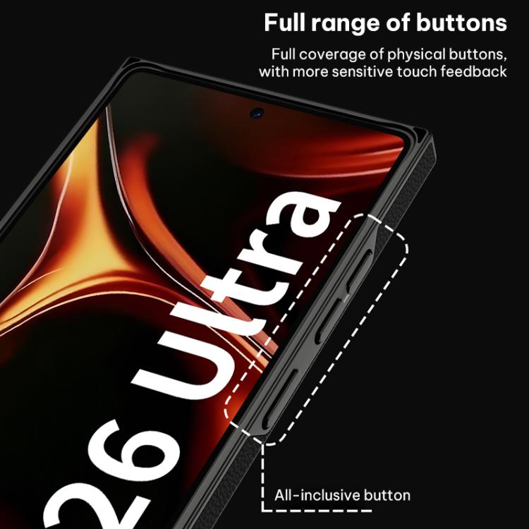 For Samsung Galaxy S26 Ultra 5G GKK Skin-feeling Leather Curved Phone Case
