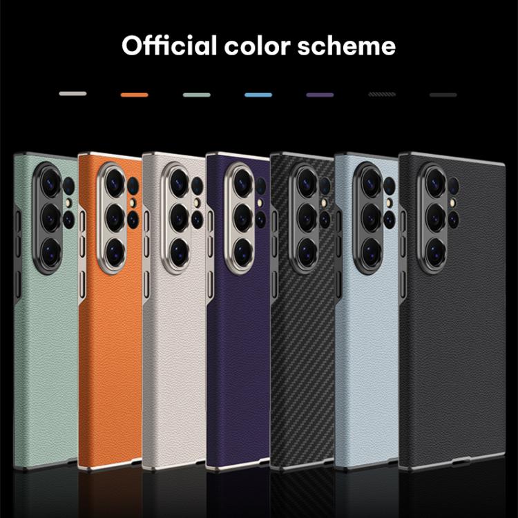 For Samsung Galaxy S26 Ultra 5G GKK Skin-feeling Leather Curved Phone Case