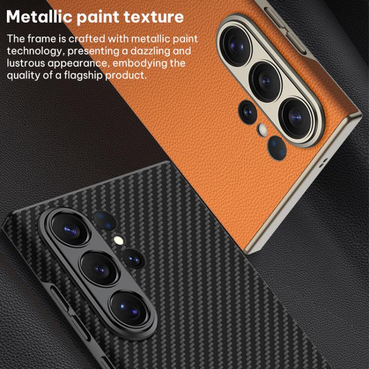 For Samsung Galaxy S26 Ultra 5G GKK Skin-feeling Leather Curved Phone Case