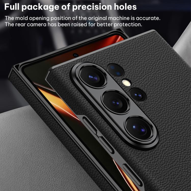 For Samsung Galaxy S26 Ultra 5G GKK Skin-feeling Leather Curved Phone Case