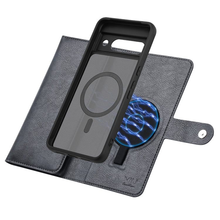 For Google Pixel 8a ViLi GVB Series MagSafe Magnetic RFID Leather Phone Case