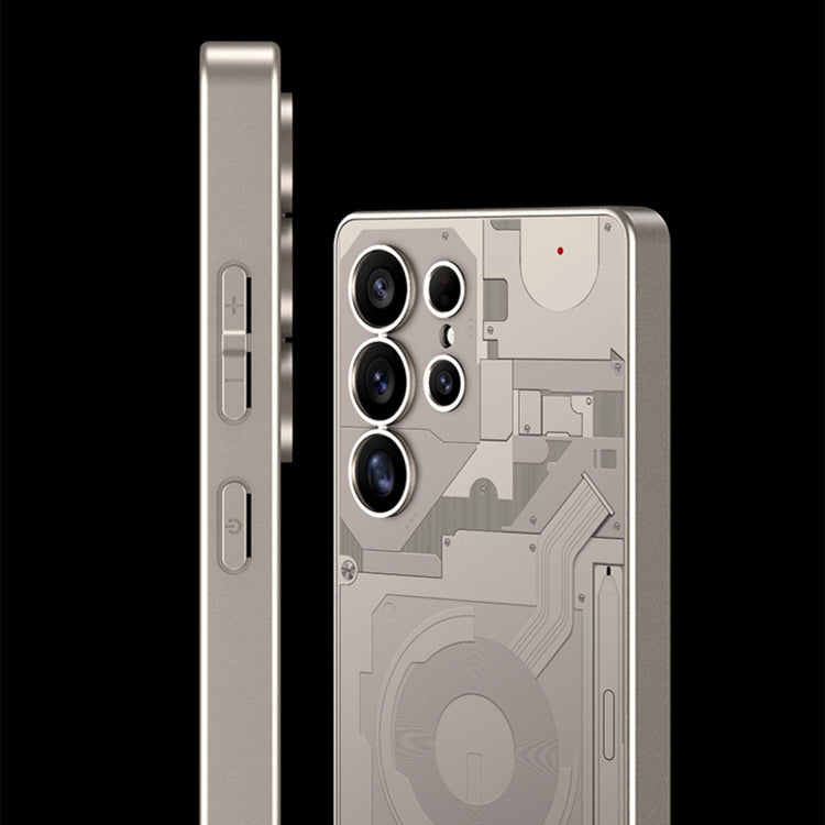 For Samsung Galaxy S25 Ultra 5G GKK AG Craft Skin Feel Circuit Diagram Edition Full Coverage Phone Case