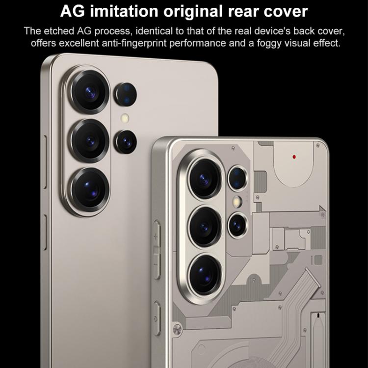 For Samsung Galaxy S26 Ultra 5G GKK AG Craft Skin Feel Circuit Diagram Edition Full Coverage Phone Case