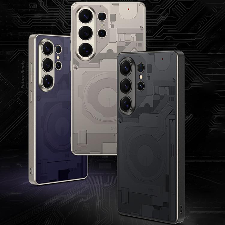 For Samsung Galaxy S26 Ultra 5G GKK AG Craft Skin Feel Circuit Diagram Edition Full Coverage Phone Case