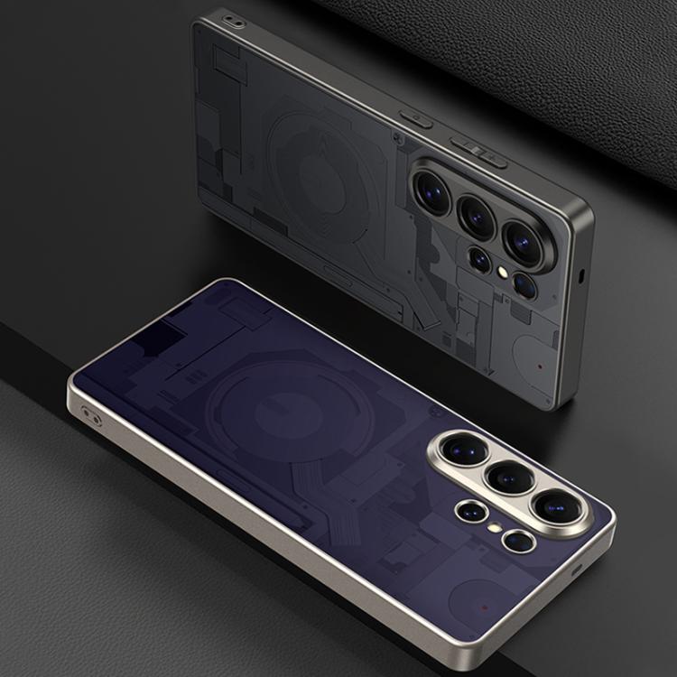 For Samsung Galaxy S26 Ultra 5G GKK AG Craft Skin Feel Circuit Diagram Edition Full Coverage Phone Case