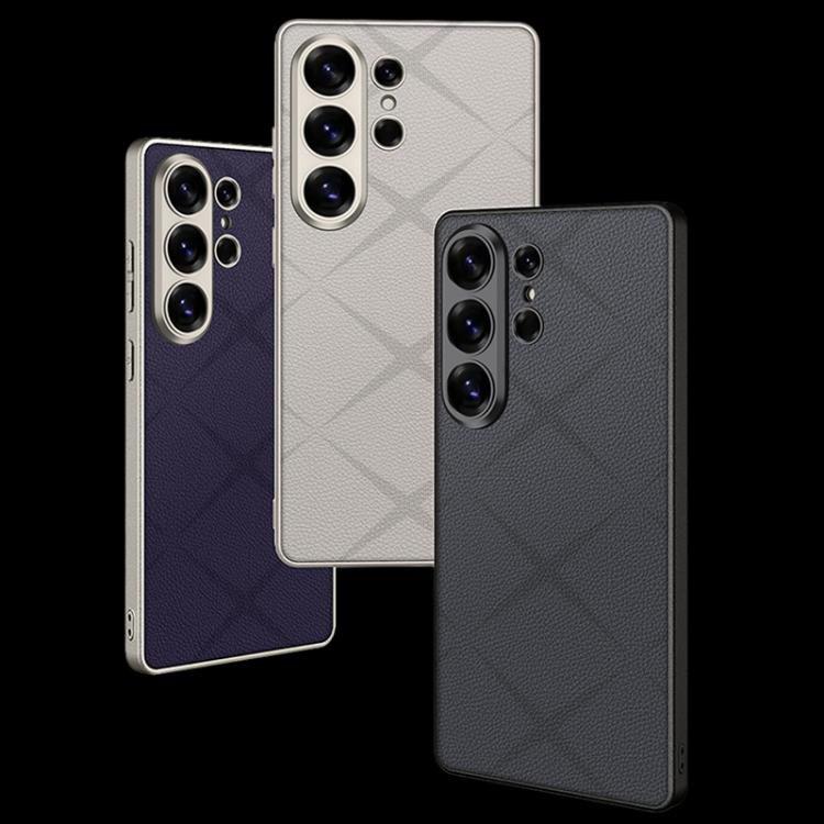 For Samsung Galaxy S26 Ultra 5G GKK Asterism Metal Paint Skin Feel Leather Full Coverage Phone Case