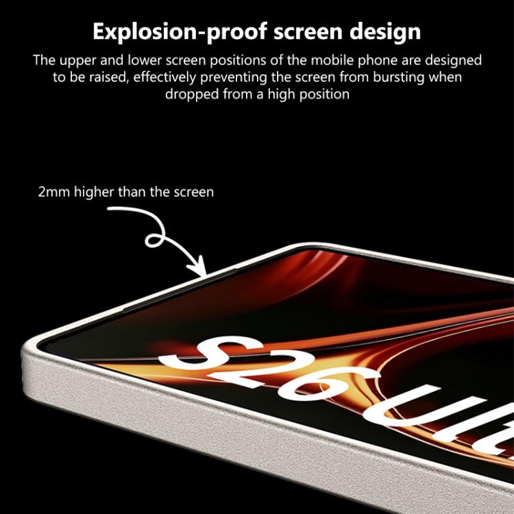 For Samsung Galaxy S26 Ultra 5G GKK Asterism Metal Paint Skin Feel Leather Full Coverage Phone Case
