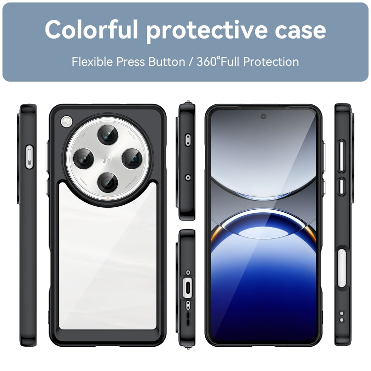 For OPPO Find X8 Pro Colorful Series Acrylic Hybrid TPU Phone Case