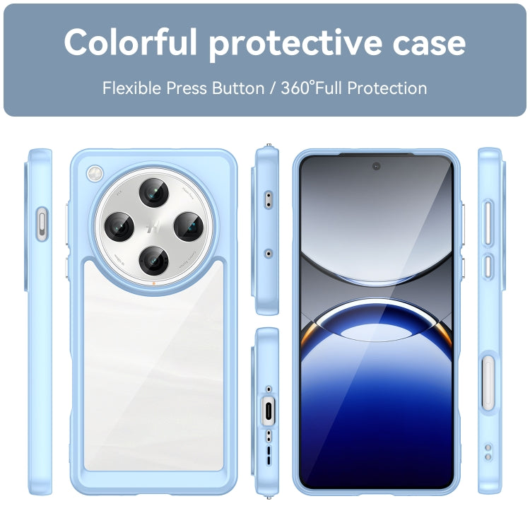 For OPPO Find X8 Pro Colorful Series Acrylic Hybrid TPU Phone Case