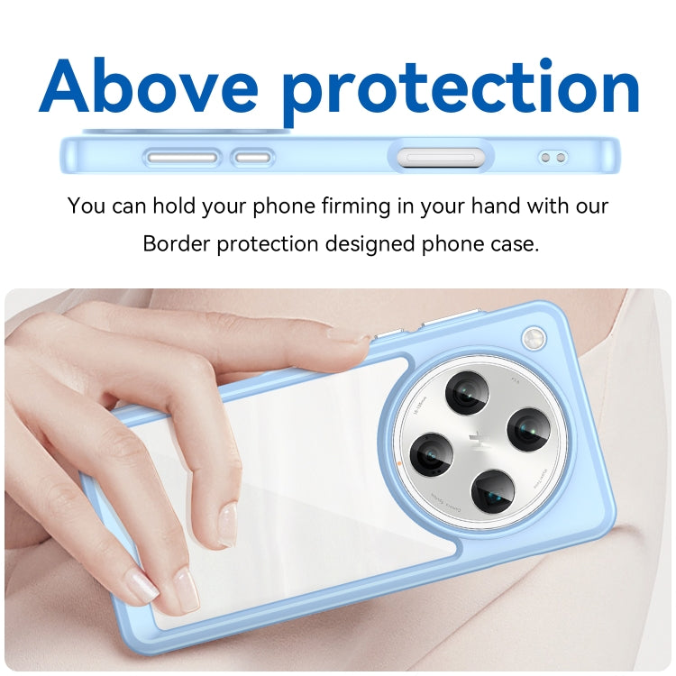 For OPPO Find X8 Pro Colorful Series Acrylic Hybrid TPU Phone Case