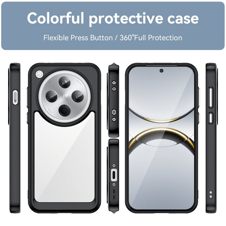 For OPPO Find X8 Colorful Series Acrylic Hybrid TPU Phone Case