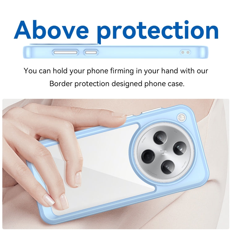 For OPPO Find X8 Colorful Series Acrylic Hybrid TPU Phone Case