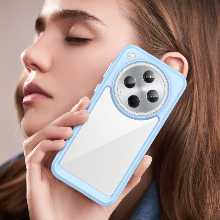 For OPPO Find X8 Colorful Series Acrylic Hybrid TPU Phone Case