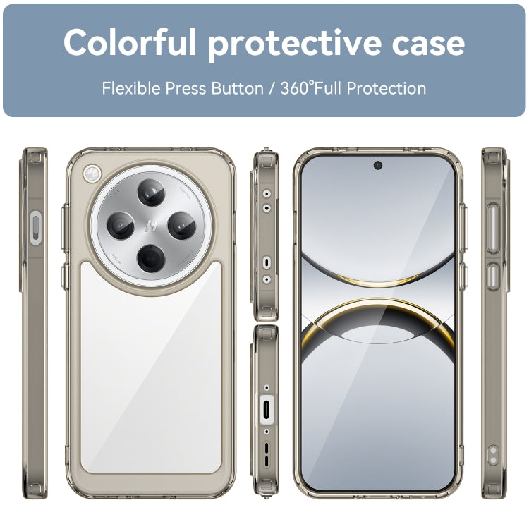 For OPPO Find X8 Colorful Series Acrylic Hybrid TPU Phone Case