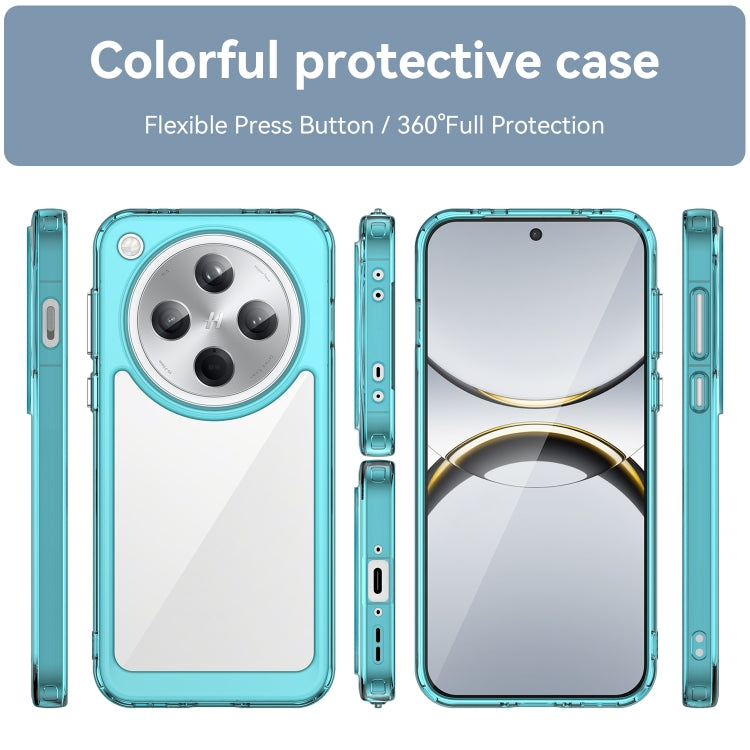 For OPPO Find X8 Colorful Series Acrylic Hybrid TPU Phone Case