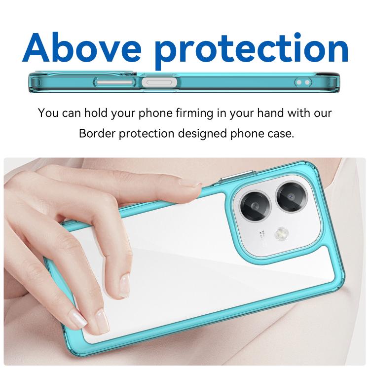 For OPPO A3 4G / A40 / A40m / A60 Colorful Series Acrylic Hybrid TPU Phone Case